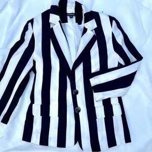 Bebe Bold Stripe Blazer